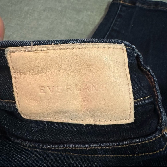Everlane The Curvy High Rise Skinny Jean Crop size 27 Dark Wash NWOT - Picture 8 of 12